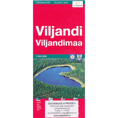 Viljandimaa Viljandi a okolí 1:150 t.