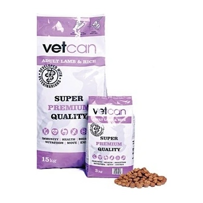 Vetcan Adult Lamb & Rice 3 kg