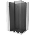 Mexen Velar L плъзгаща се душ кабина 110 x 70 см, графит, бяла - 871-110-070-43-20 (871-110-070-43-20)