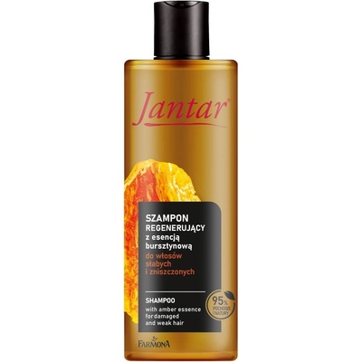 Farmona Natural Cosmetics Laboratory Jantar Регенериращ шампоан с кехлибар за слаба и увредена коса, 300 ml