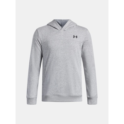 Under Armour mikina UA B Rival Lw Hoodie šedá