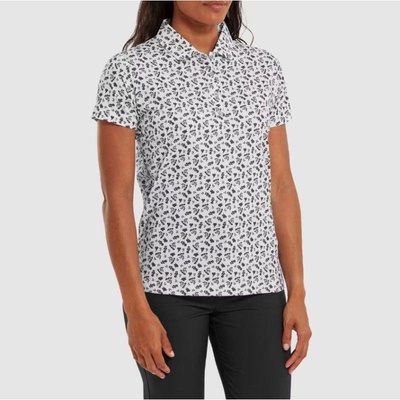 Footjoy ESSENTIALS FLORAL PRINT bilá s černým potiskem