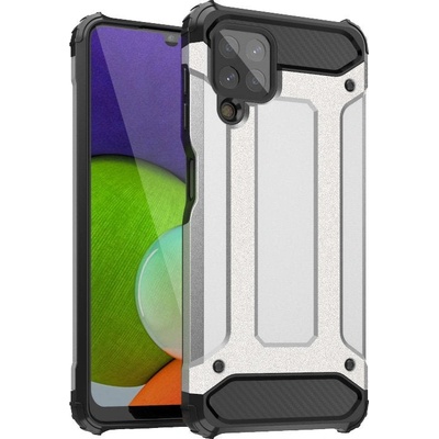 HQWear Калъф Hybrid Armor Tough, за Samsung Galaxy A22 4G, сребрист (9111201944626)