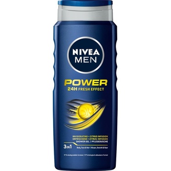 Nivea Men Power Fresh sprchový gél 500 ml