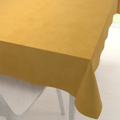 Biante Zamatový obdĺžnikový obrus Velvet Premium SVP-009 Horčicový 80x120 cm