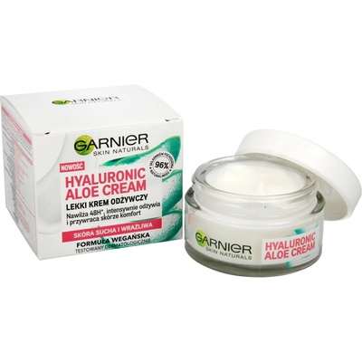 Garnier Hyaluronic Aloe 0 SPF výživný krém na tvár na deň 50 ml