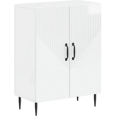 vidaXL Шкаф за баня HAARLEM Бял гланц 59, 5 x 31 x 80 см (896839)