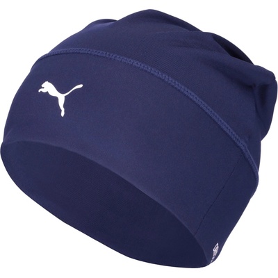 Puma TEAMADDITIONS TECH BEANIE Tmavě modrá Bílá JNR