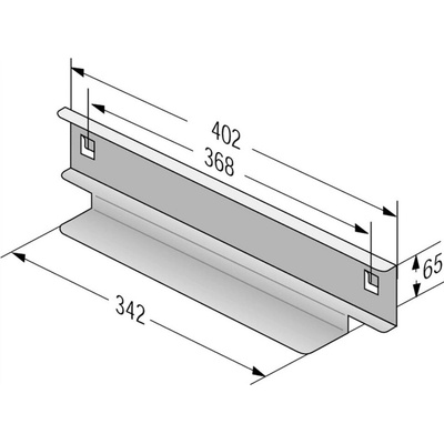 Apranet 26510001 19 palec lišty pro datové skříně