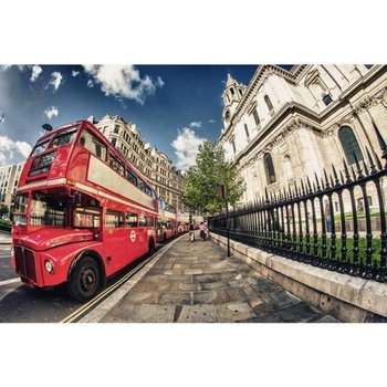 DIMEX ART s. r. o Флизелинов фототапет лондонски автобус 375 x 250 см