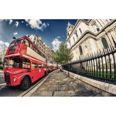 DIMEX ART Флизелинов фототапет лондонски автобус 375 x 250 см