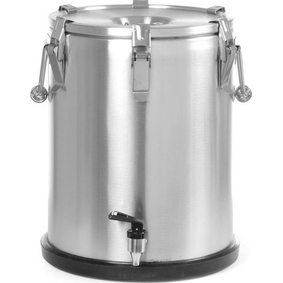 Termoska Profi Line na prepravu potravín – s kohútikom, HENDI, Profi Line, 25L, ø330x(H)430mm