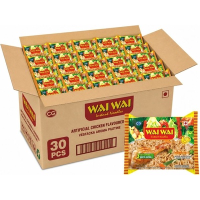 Wai Wai Instantní nudle s příchutí kuřecí 75 g