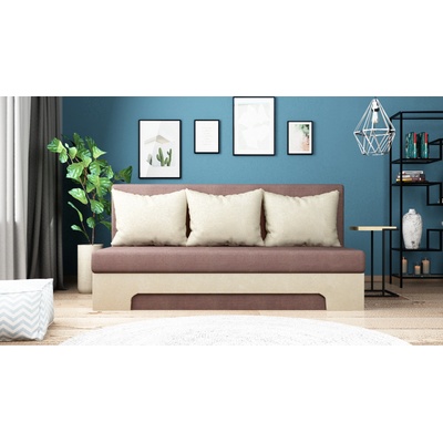 DST Канапе Diana-dst, кафяво + бежаво