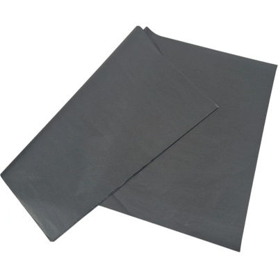 Italský hedvábný papír 21 g/m2 - 24 archů 50*76 cm černý