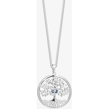Preciosa Krásny strieborný náhrdelník strom života sparkling tree of life 5329 00