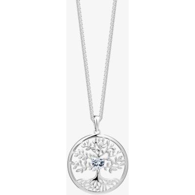 Preciosa Krásny strieborný náhrdelník strom života sparkling tree of life 5329 00