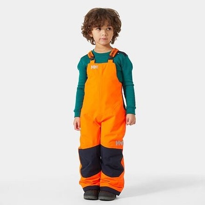 Helly Hansen Dětské zimní kalhoty K Rider 2 ins bib rostoucí neon orange