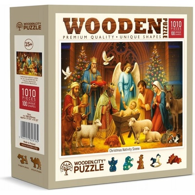 WOODEN CITY Drevené Betlehem 1010 dielov