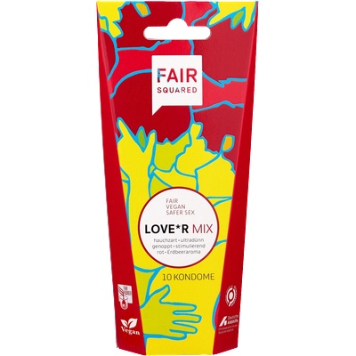 Fair Squared Single: Love*r Mix condoms 10 pcs