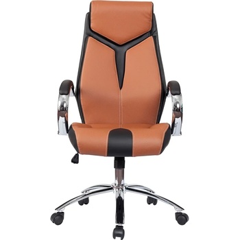 Image 1 of Директорски стол Storm, екокожа, Tilt механизъм, до 120 kg, кафяво и черно (4010140267)