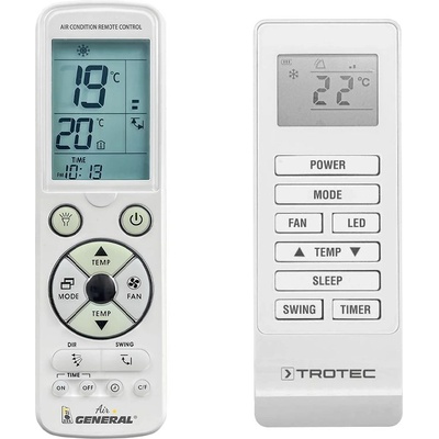 General Trotec pac-w2200, pac-w 2600 sh, pac-w 2650 sh (7140000387) - луксозно с подсветка дистанционно управление (pac-w2200, pac-w 2600 sh, pac-w 2650 sh (7140000387))