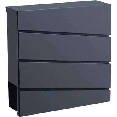 Pepita Модерна поцинкована стоманена пощенска кутия - антрацит (YG9)