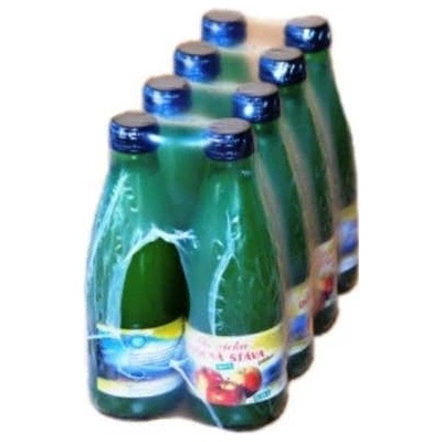 Lhenická ovocná šťáva jablko 100% 8 x 250 ml