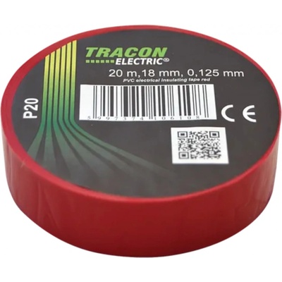 Tracon electric Páska izolačná 20 m x 18 mm červená