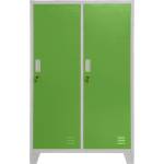 Carmen Метален шкаф Carmen CR-1604-2 JZ - Сив / зелен