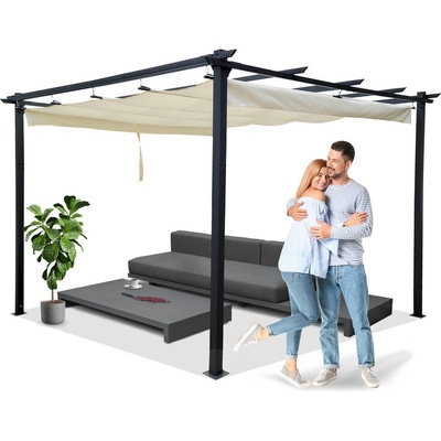 Tomido Zahradní pergola, terasový altán, 3x3x2,4 m SP0835 J-SP0835