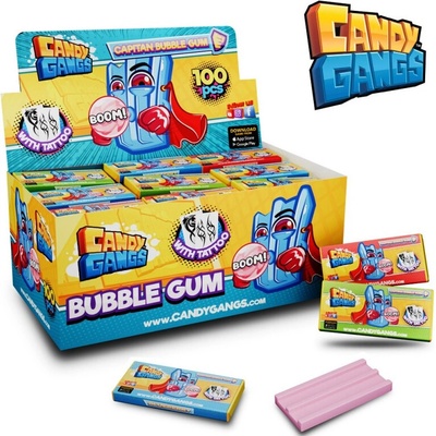 Candy Gangs Capitan žuvačka s tetovačkou 3,5g
