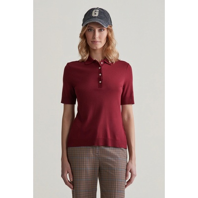 Gant REG SEAMLESS SS POLO červená