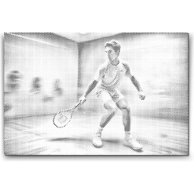 Vymalujsisam.cz Tečkování - Squash Velikost: 40x60cm, Rámování: Pouze srolované plátno, Barva teček: Černá