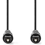 Nedis CAGL25000BK30 оптичен аудиокабел, TosLink щепсел, дължина 3 m (CAGL25000BK30)