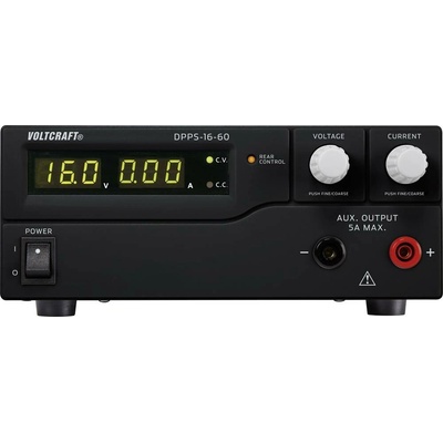 VOLTCRAFT DPPS-16-60 laboratorní zdroj s nastavitelným napětím, 1 - 16 , 0 - 60 A, 960 W, USB, lze programovat, výstup 1