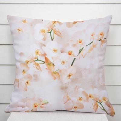 Biante TF-045 orchidey na béžovom 30 x 50 cm