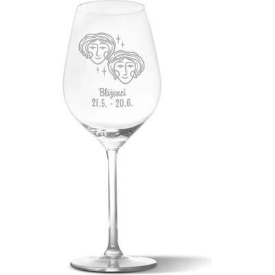 Sablio Pohár na víno Blíženci 490 ml