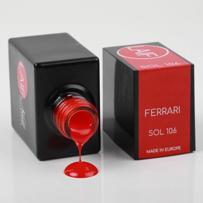 Laif gel lak červený SOL 106 Ferrari 10 ml