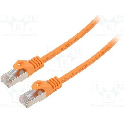 Gembird PP6A-LSZHCU-O-15M Patch S/FTP Cat 6a RJ45 vidlice z obou stran lanko Cu