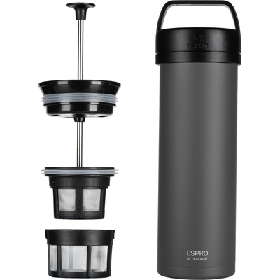 Espro Ultra Light Coffee Press 450 ml šedý