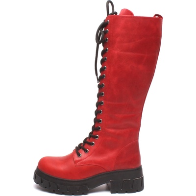 Urban ladies dámské kozačky 305426-T01 red