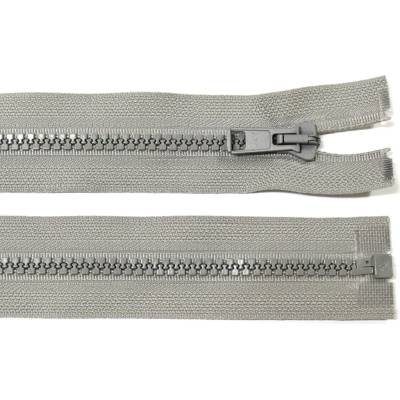 Kostěný zip no.5 rozepínací 75cm bundový color: 717 šedá