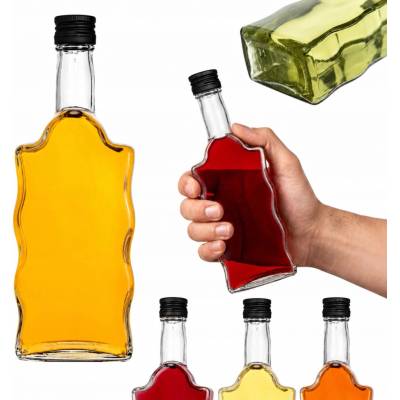 ButelkiZKlasa Skleněná láhev 500 ml na tekutiny