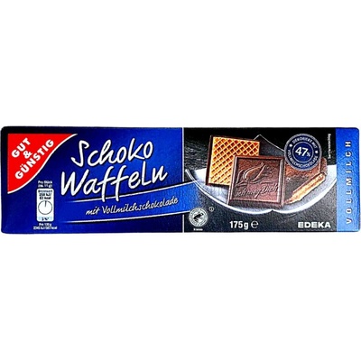 G&G čokoládové vafle s mléčnou čokoládou 175 g