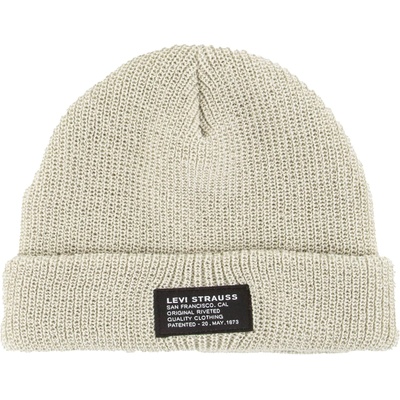 Levi's Шапка 'CROPPED BEANIE - NO HORSE PULL PATCH' бежово, размер One Size