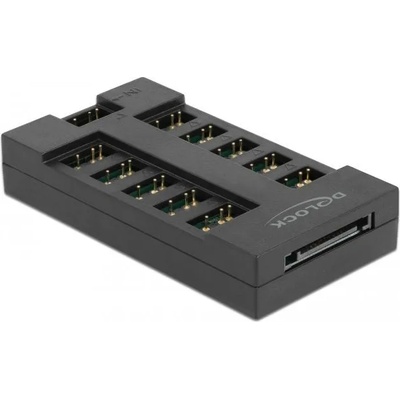 Hama RGB хъб Delock 64128, 10 портов ARGB LEDs, Черен (DELOCK-64128)
