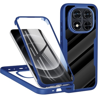 Techsuit Калъф за Xiaomi Redmi Note 14 Pro 5G / Note 14 Pro+ 5G / Poco X7 + Протектор - ColorVerse 360 Series - син