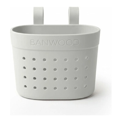 Banwood Silikónový košík Pin & Ride Ivory