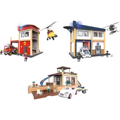 Playtive Policejní stanice / Hasičská stanice / Plážový dům